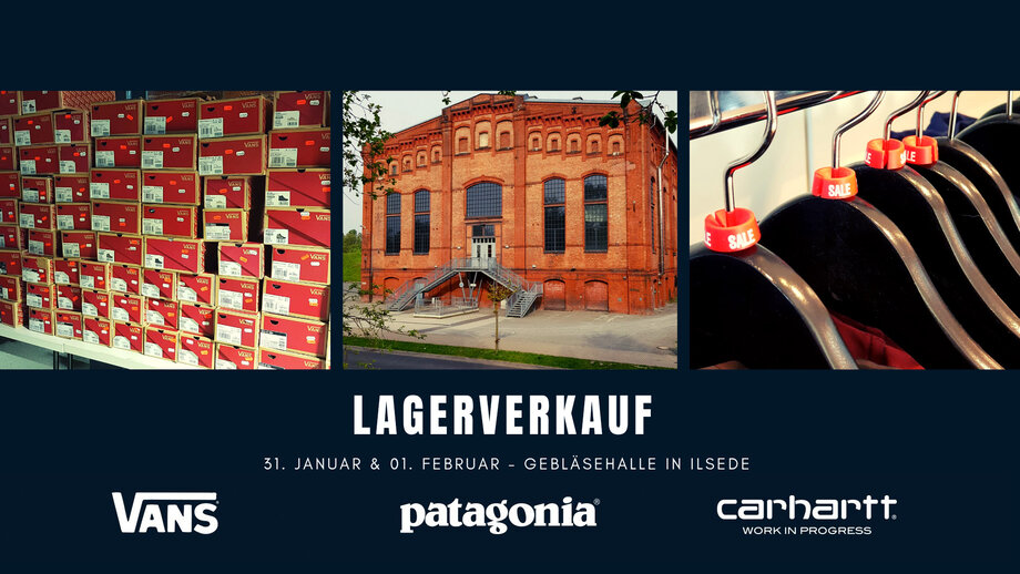 Lagerverkauf - Fashion & Streetwear Sale in der Gebläsehalle